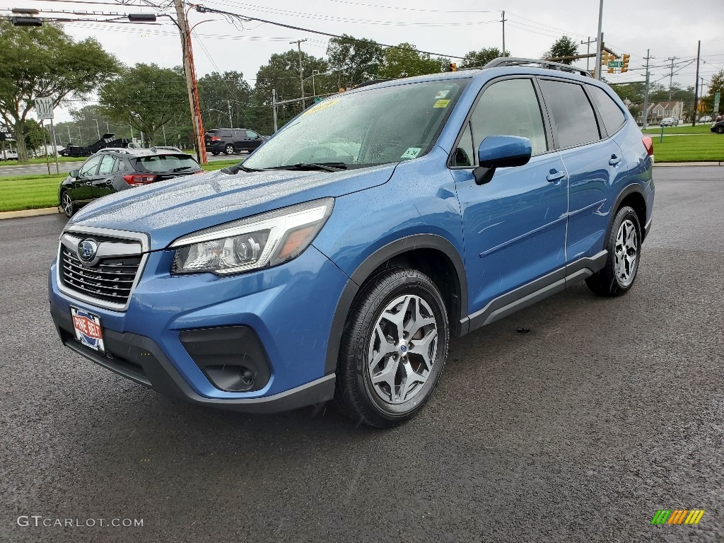 Horizon Blue Pearl 2019 Subaru Forester 2.5i Premium Exterior Photo #139582389