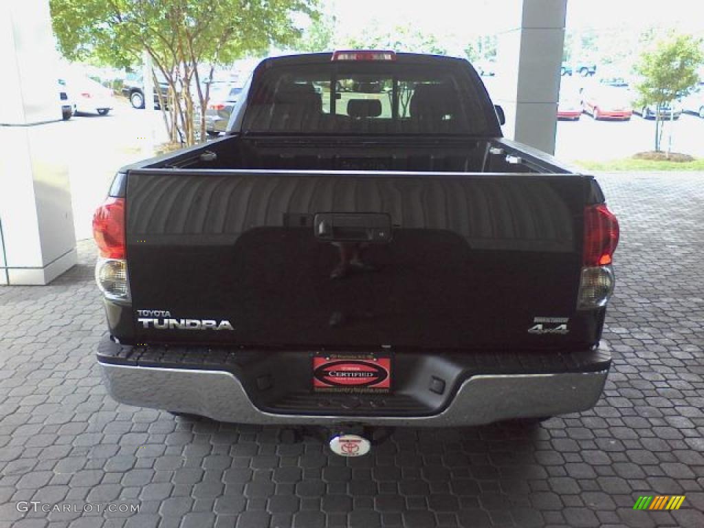 2007 Tundra Limited Double Cab 4x4 - Black / Graphite Gray photo #5