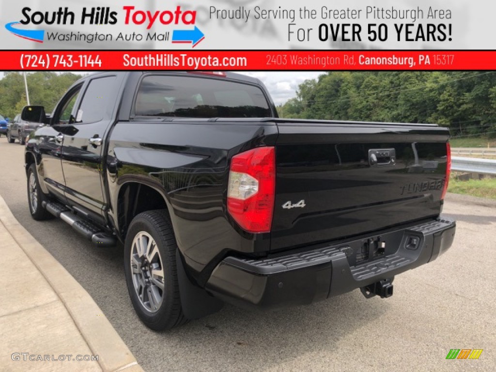 2020 Tundra 1794 Edition CrewMax 4x4 - Midnight Black Metallic / 1794 Edition Brown/Black photo #2