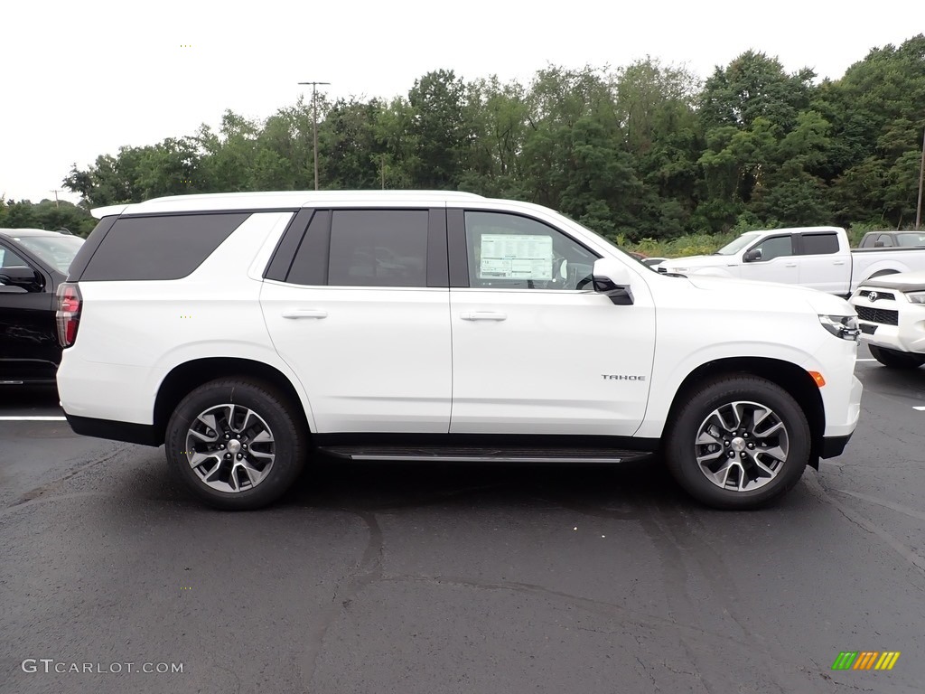Summit White 2021 Chevrolet Tahoe LT 4WD Exterior Photo #139582962