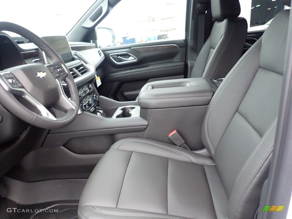 Jet Black Interior 2021 Chevrolet Tahoe LT 4WD Photo #139583082
