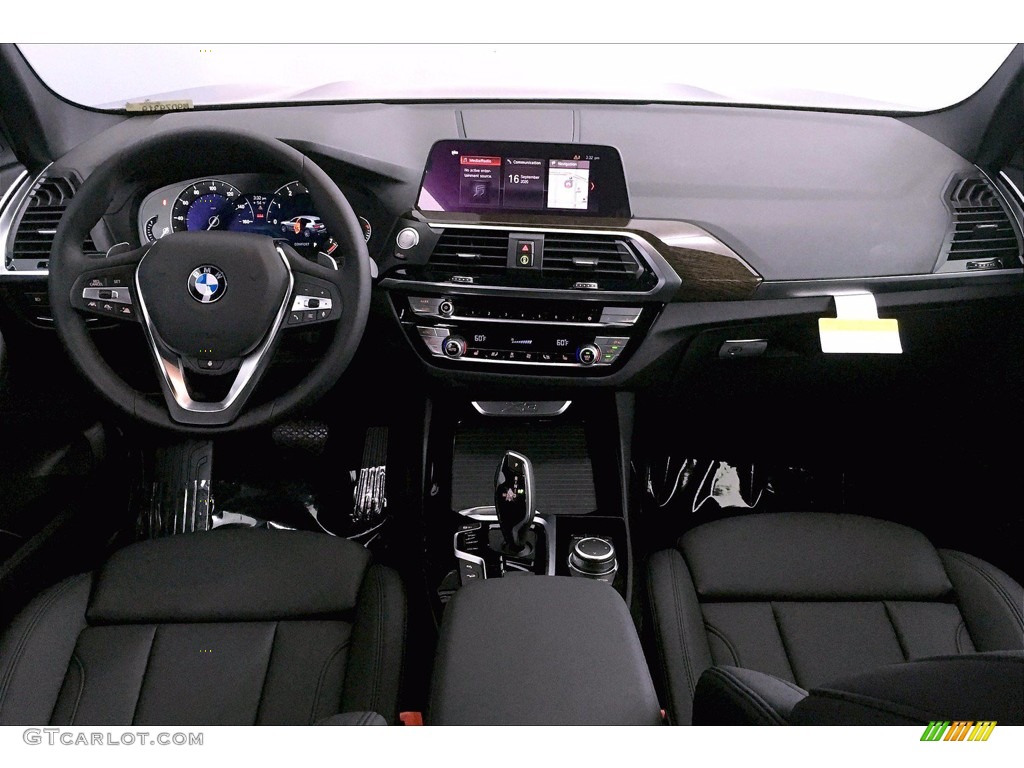 2021 BMW X3 xDrive30i Black Dashboard Photo #139583409