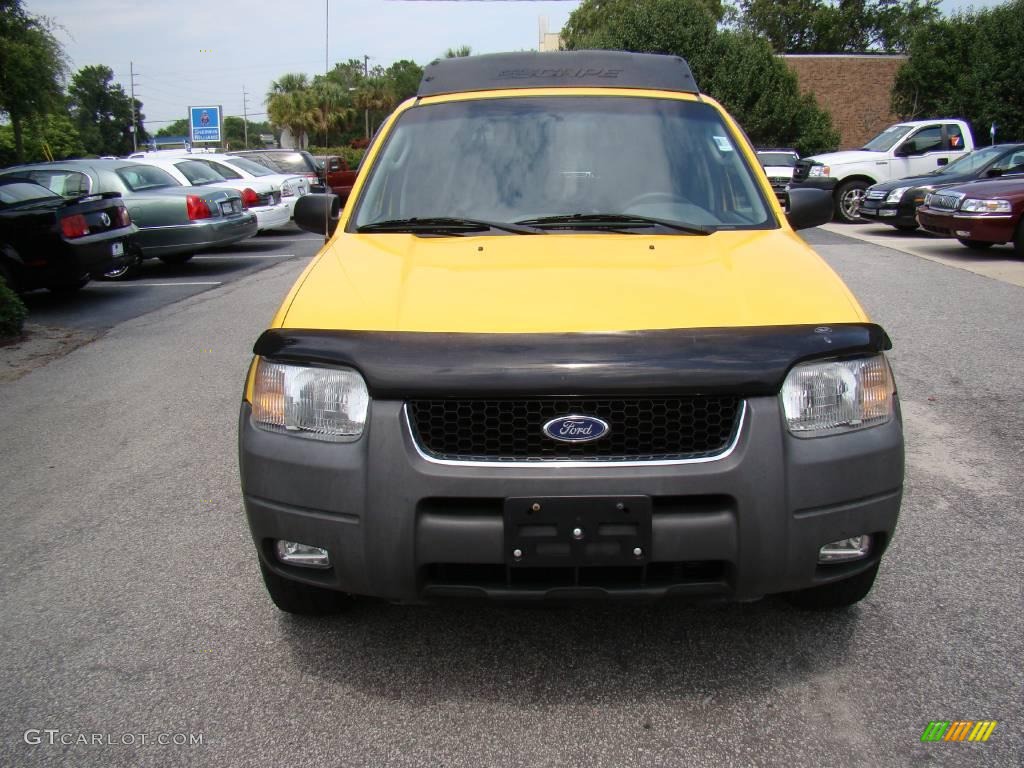 2003 Escape XLT V6 4WD - Chrome Yellow Metallic / Ebony Black photo #3