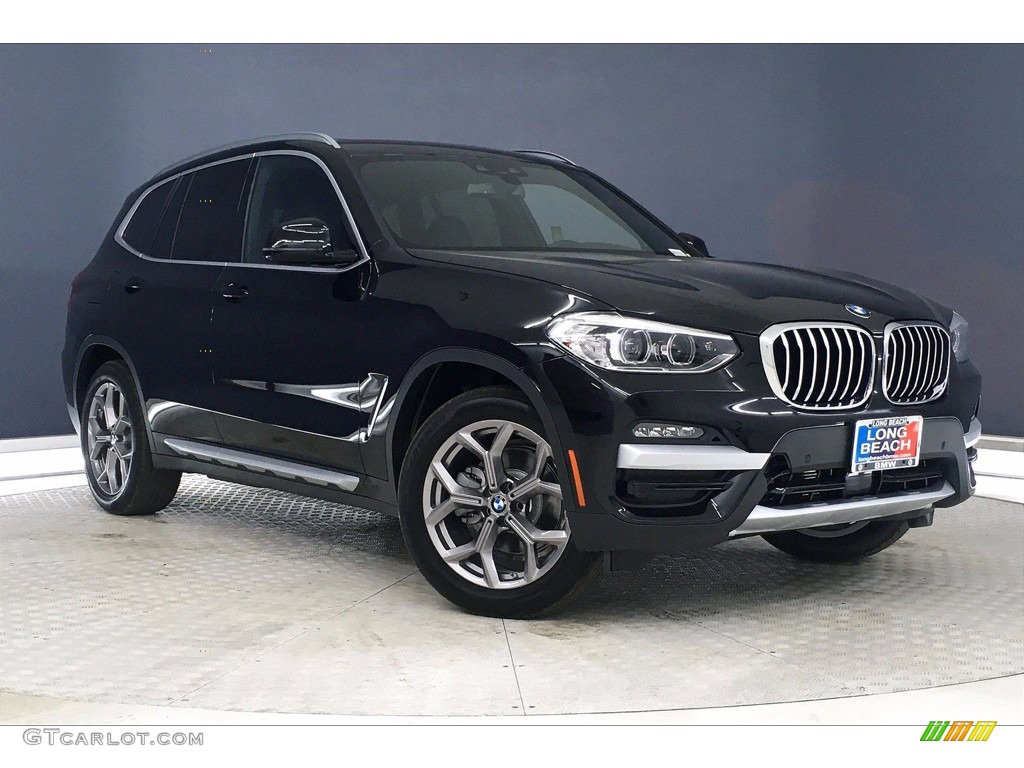 Jet Black 2021 BMW X3 xDrive30i Exterior Photo #139583685
