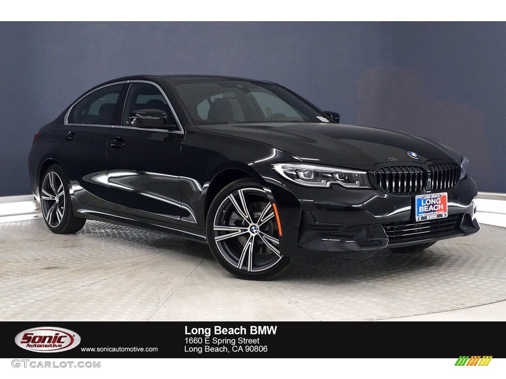 2021 3 Series 330i Sedan - Jet Black / Black photo #1