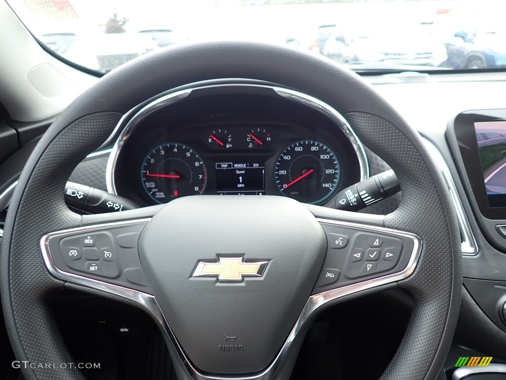 2020 Chevrolet Malibu LT Jet Black Steering Wheel Photo #139584168