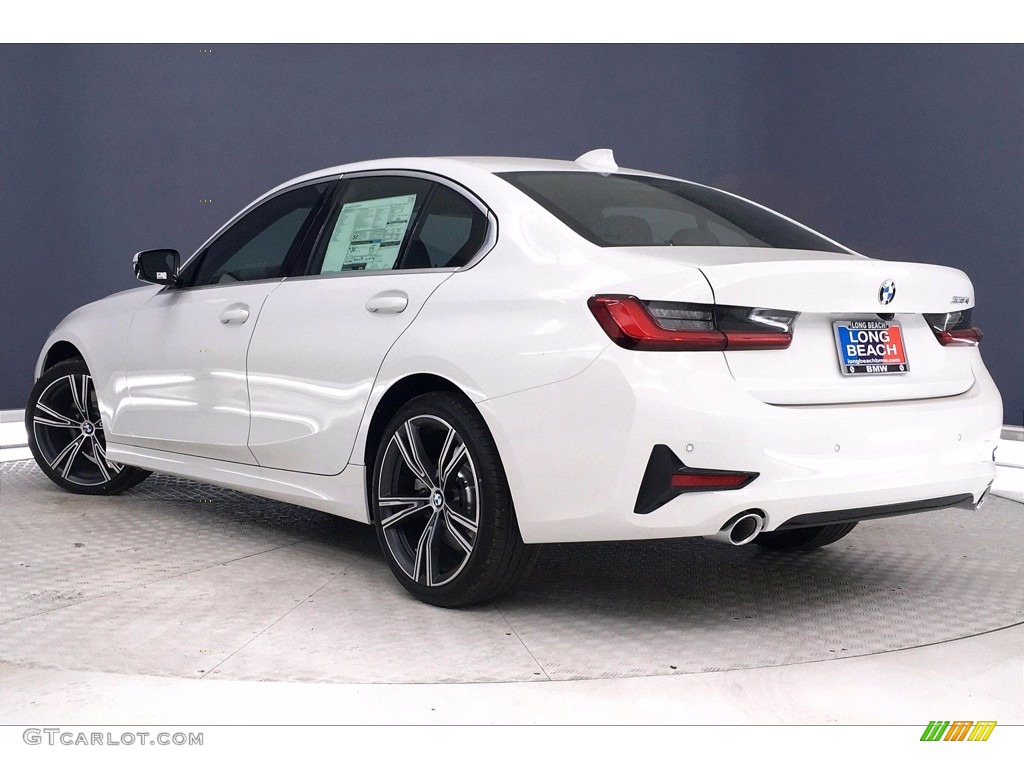 2021 3 Series 330i Sedan - Alpine White / Black photo #3