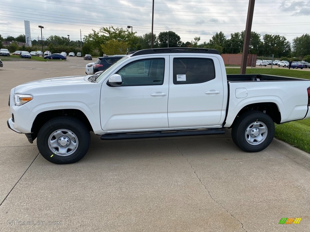 2020 Tacoma SR Double Cab 4x4 - Super White / Cement photo #1