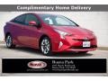 Hypersonic Red 2018 Toyota Prius Three Touring