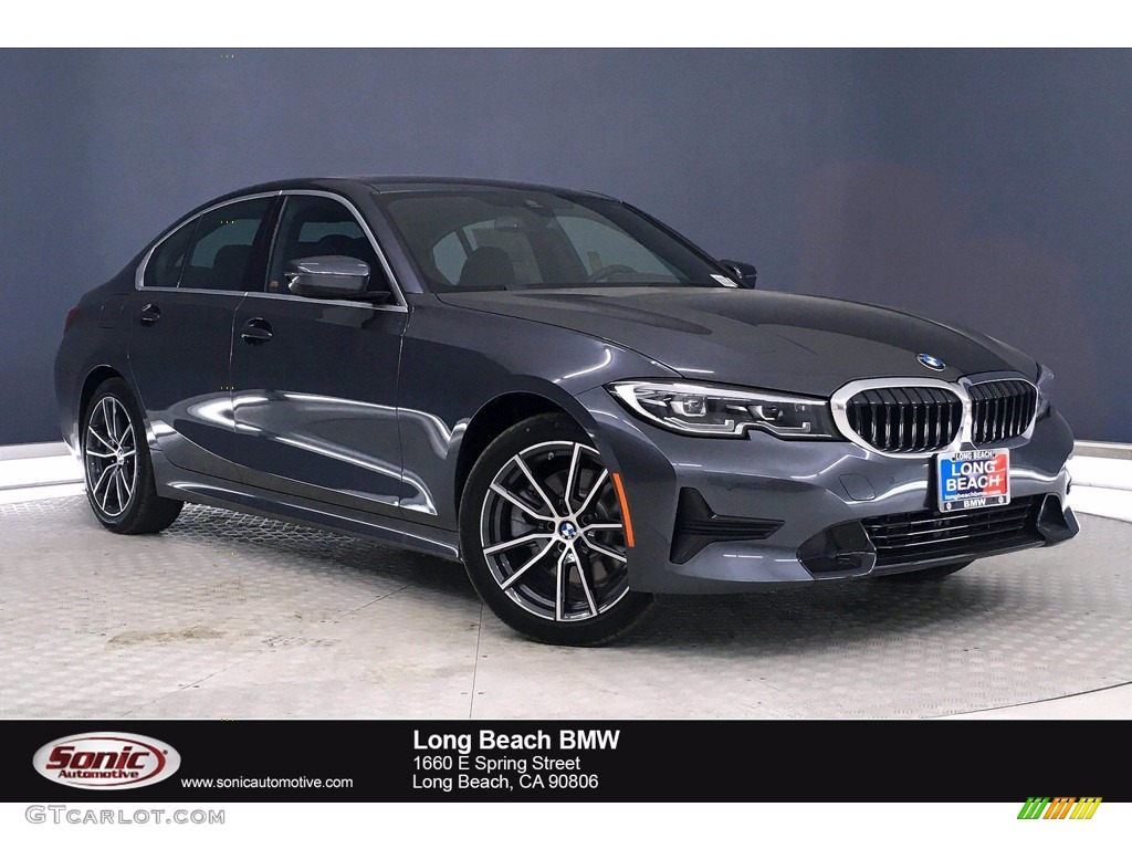 2021 3 Series 330i Sedan - Mineral Gray Metallic / Black photo #1