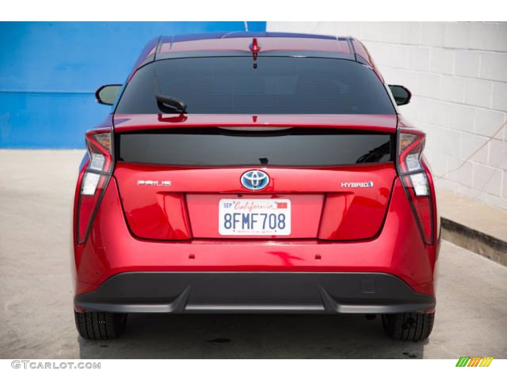 2018 Prius Three Touring - Hypersonic Red / Black photo #9