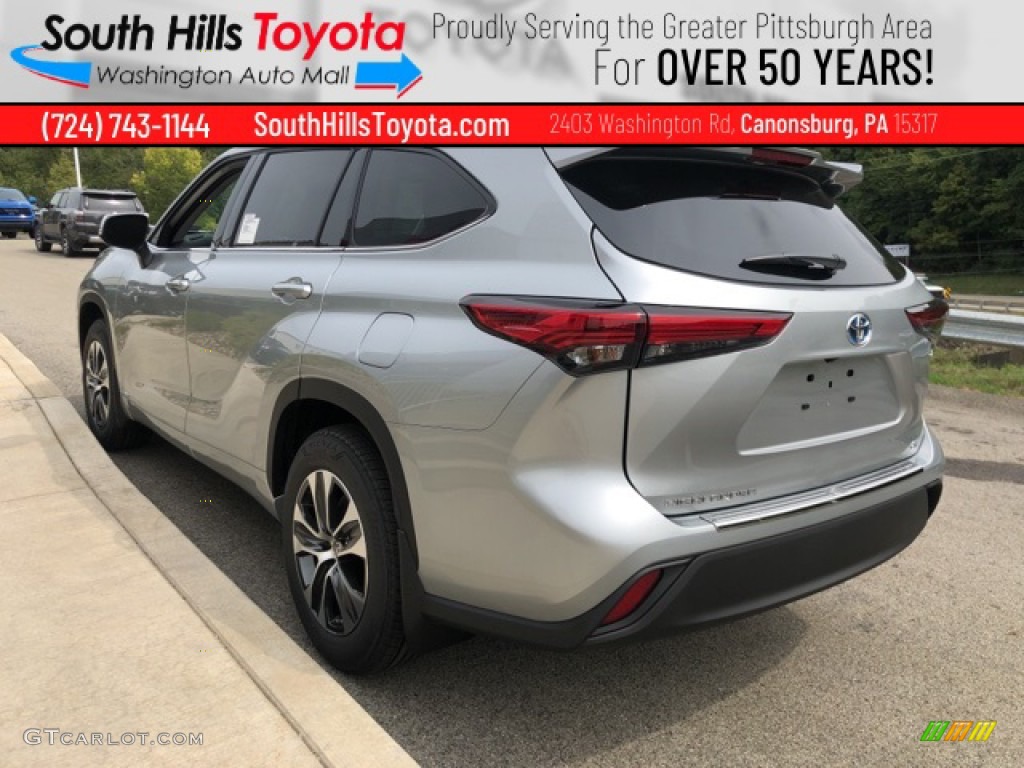 2020 Highlander Hybrid XLE AWD - Celestial Silver Metallic / Black photo #2