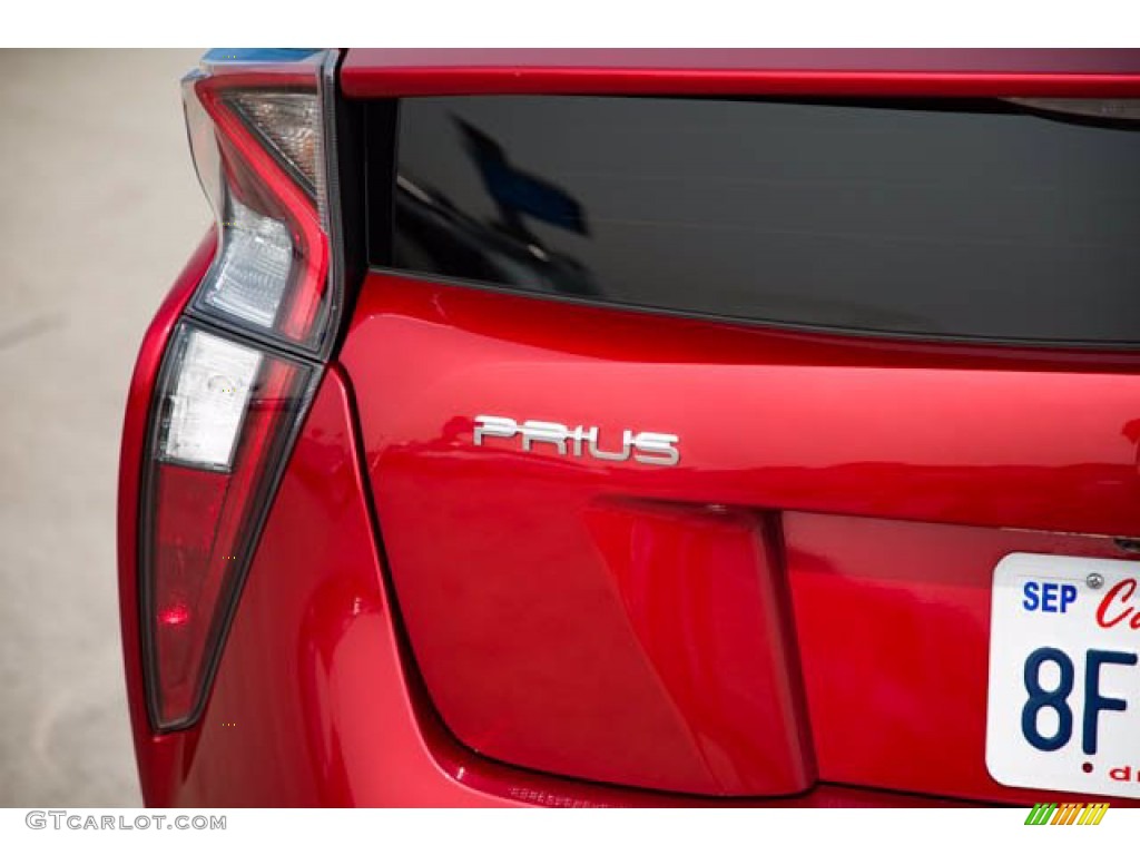 2018 Prius Three Touring - Hypersonic Red / Black photo #10