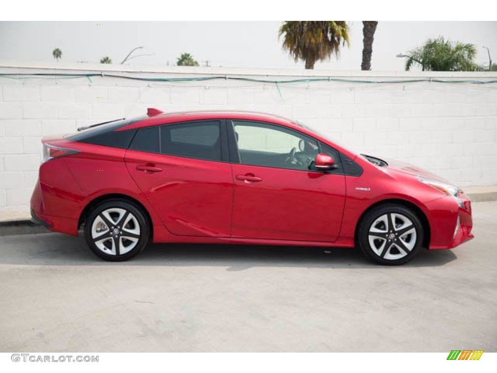 2018 Prius Three Touring - Hypersonic Red / Black photo #12