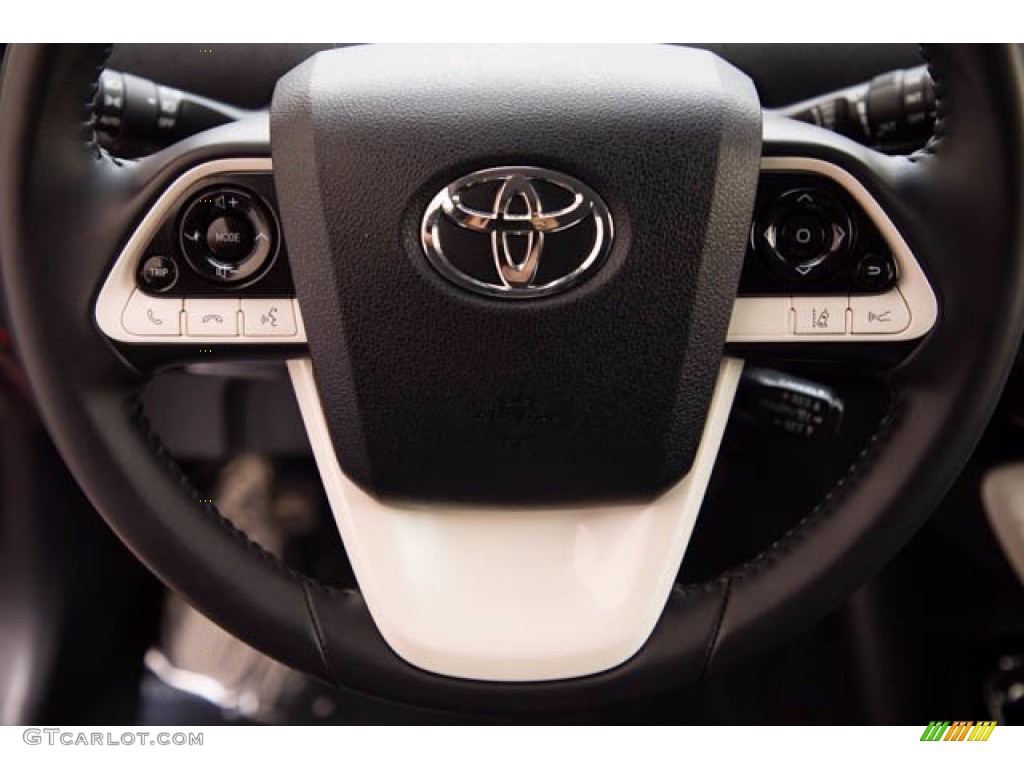 2018 Prius Three Touring - Hypersonic Red / Black photo #13