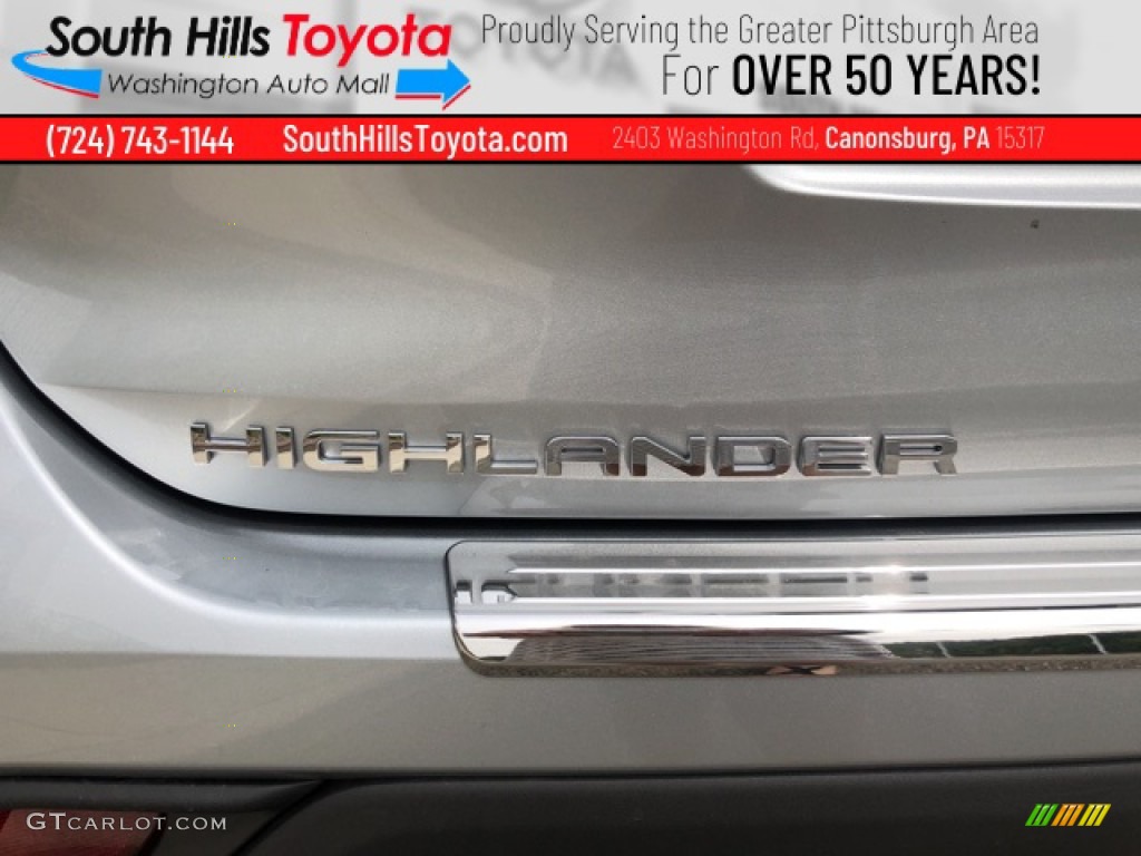 2020 Highlander Hybrid XLE AWD - Celestial Silver Metallic / Black photo #11