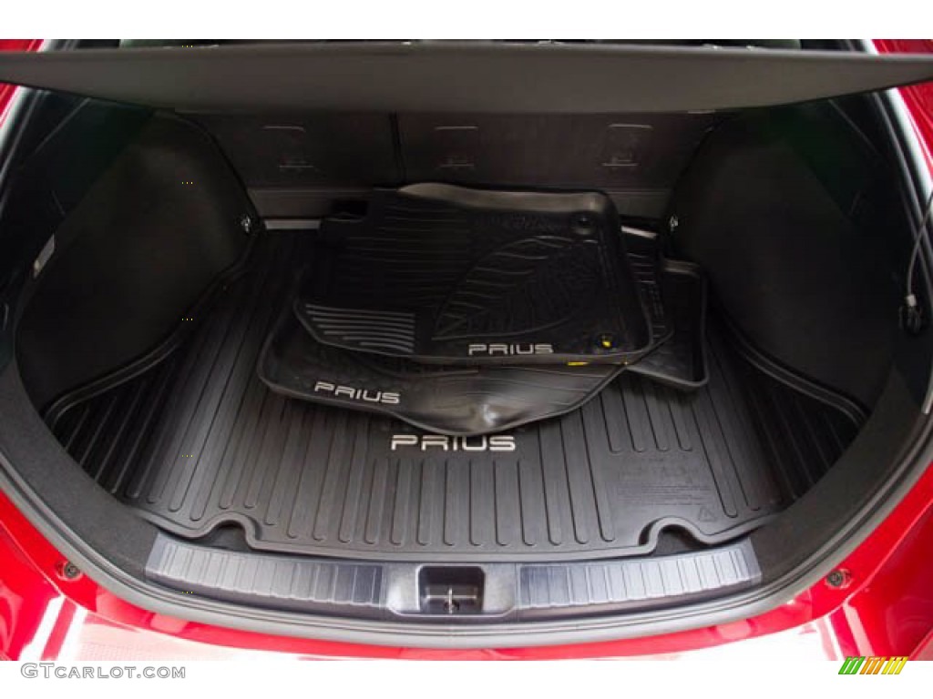 2018 Prius Three Touring - Hypersonic Red / Black photo #21