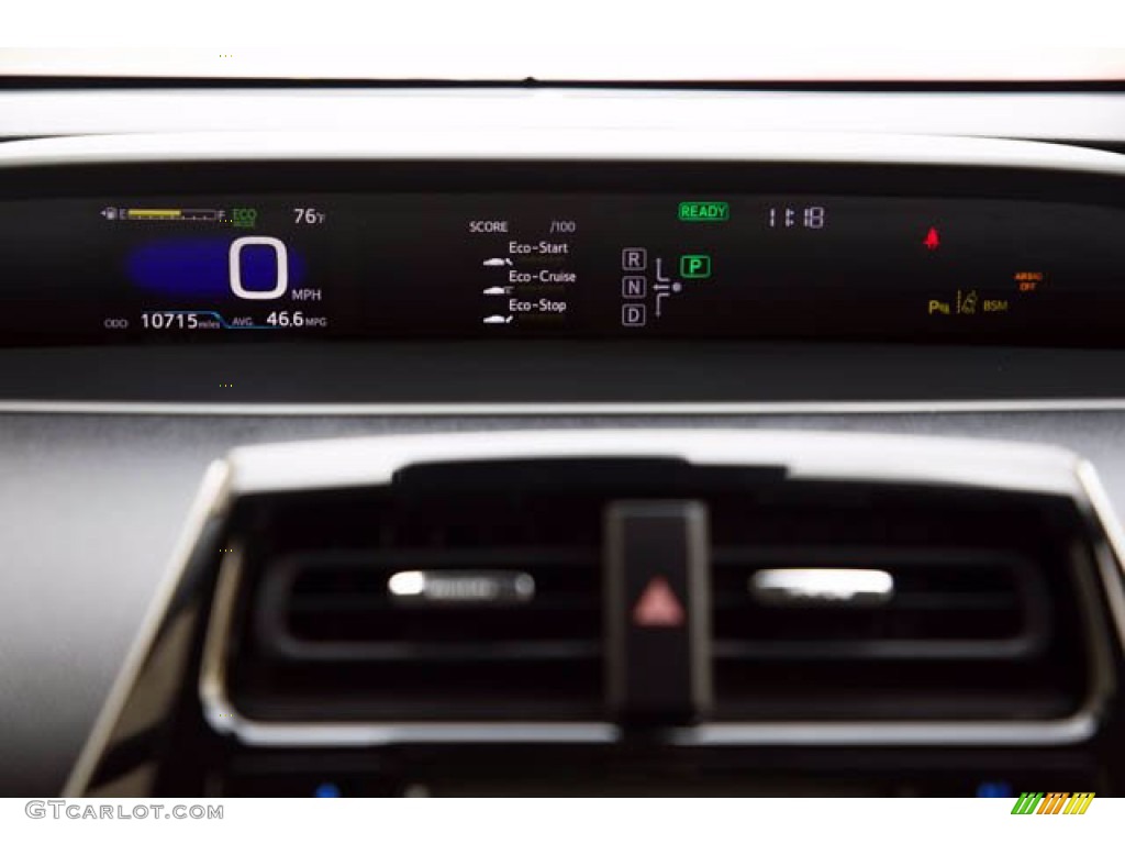 2018 Prius Three Touring - Hypersonic Red / Black photo #29