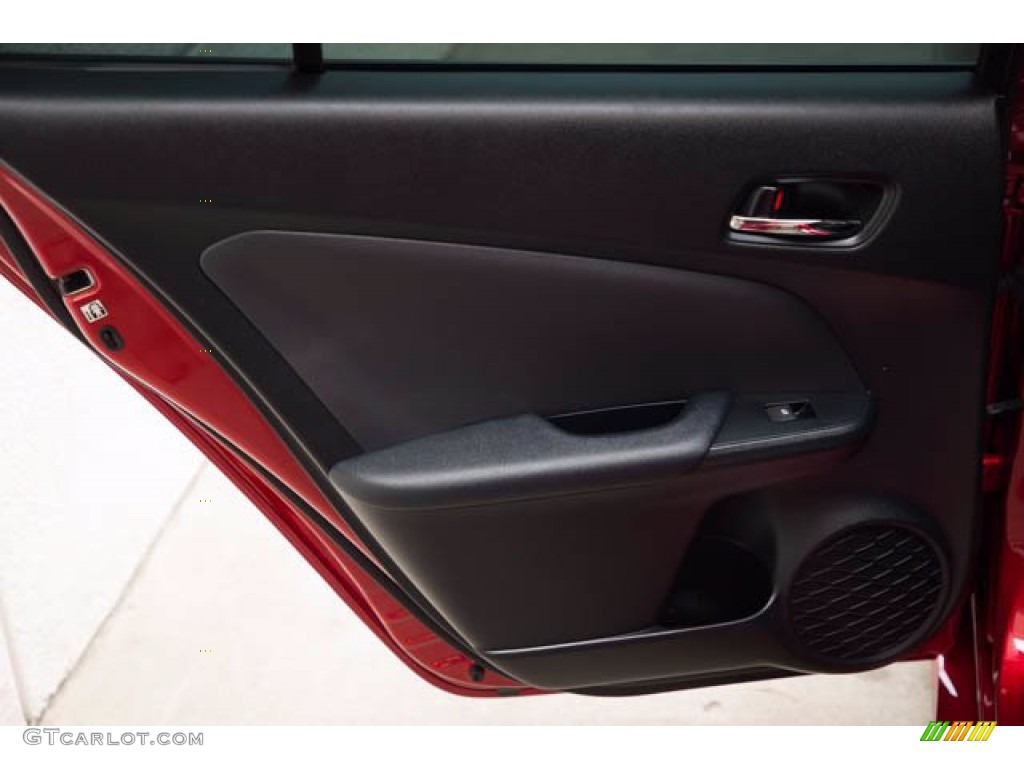 2018 Prius Three Touring - Hypersonic Red / Black photo #32