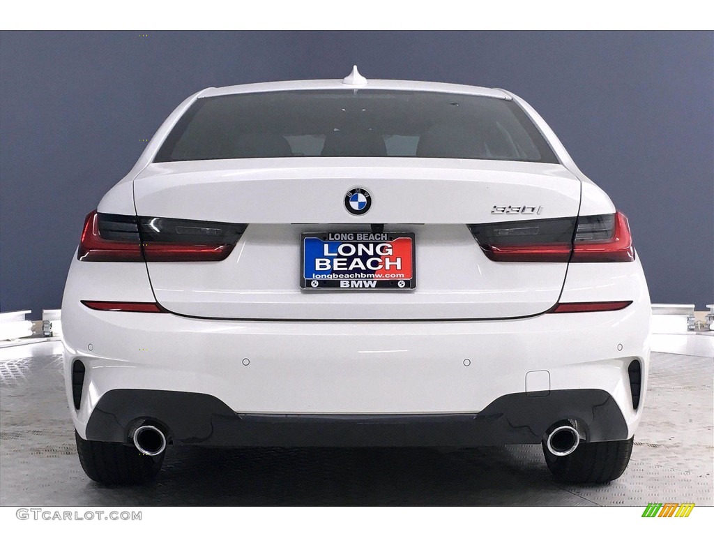2021 3 Series 330i Sedan - Alpine White / Black photo #4