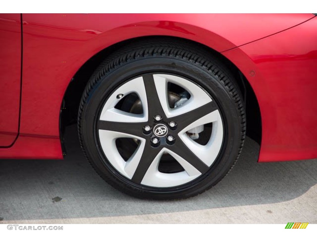 2018 Prius Three Touring - Hypersonic Red / Black photo #37