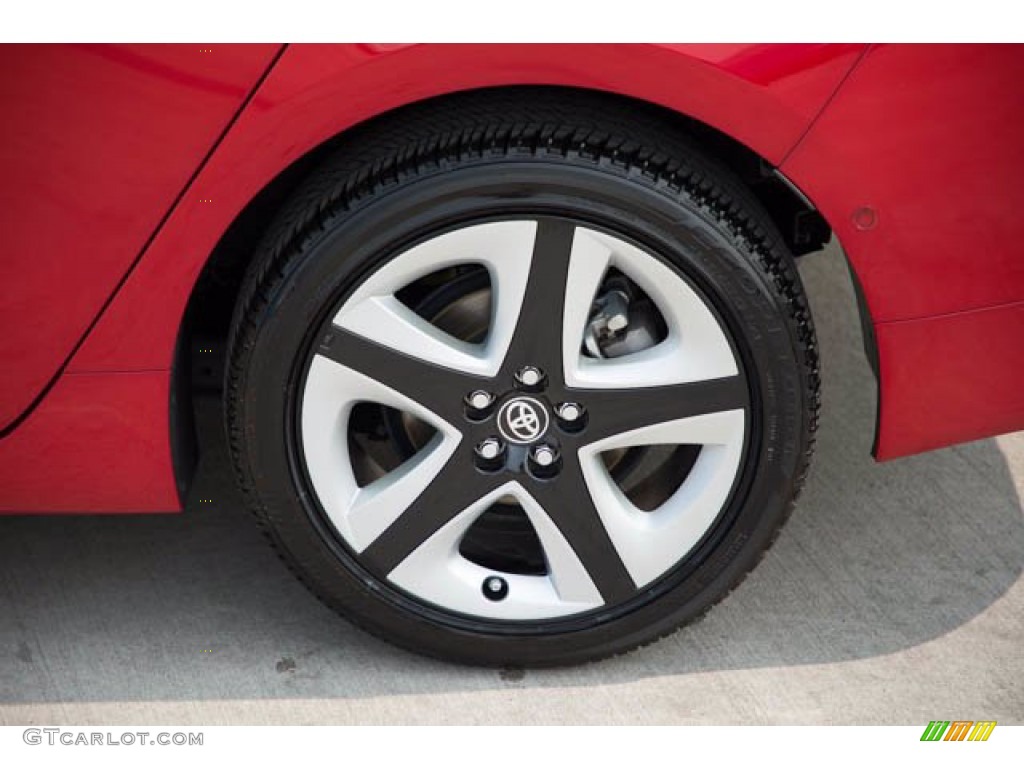 2018 Prius Three Touring - Hypersonic Red / Black photo #38
