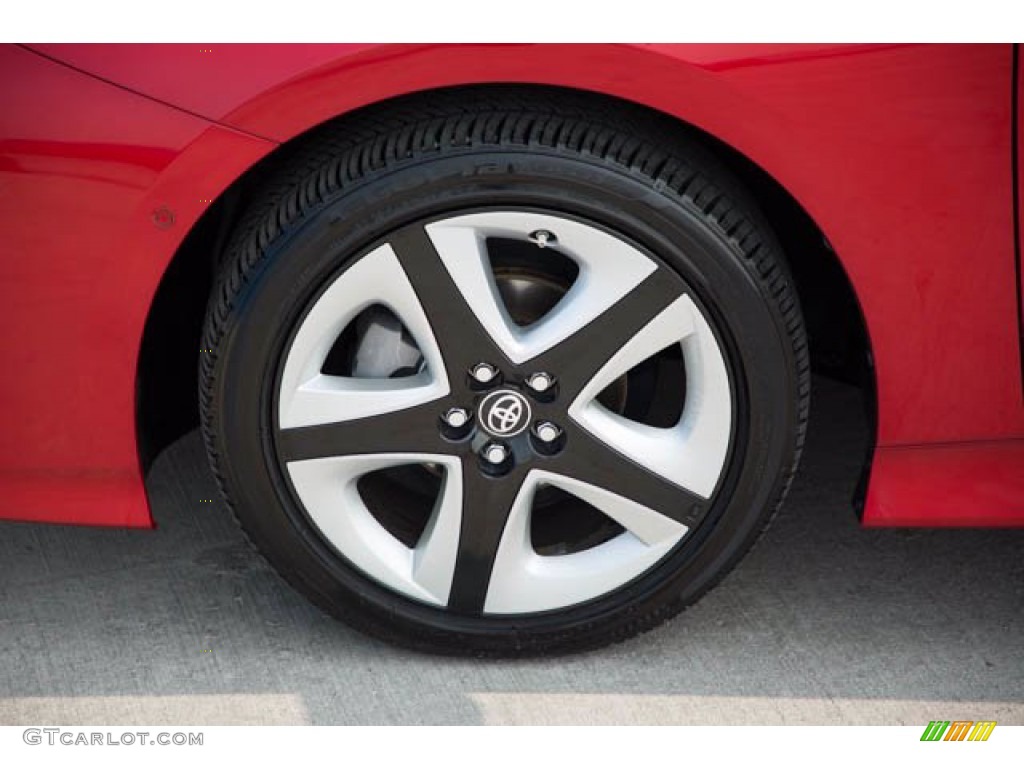 2018 Prius Three Touring - Hypersonic Red / Black photo #39