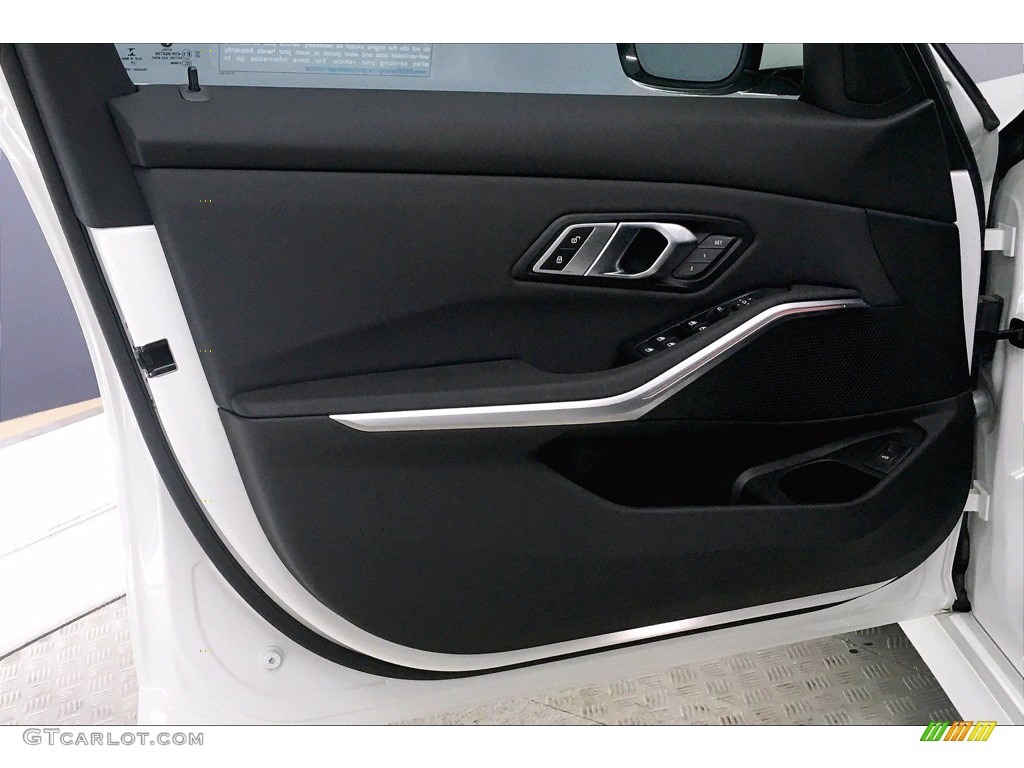 2021 BMW 3 Series 330i Sedan Black Door Panel Photo #139586017