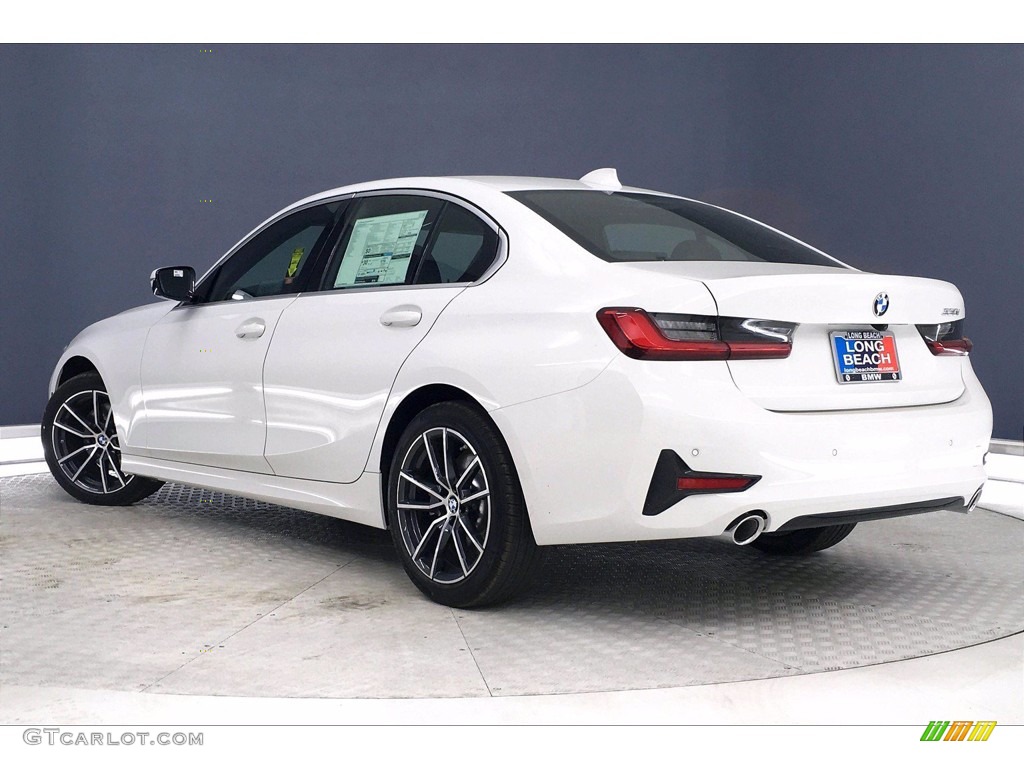 2021 3 Series 330i Sedan - Alpine White / Black photo #3