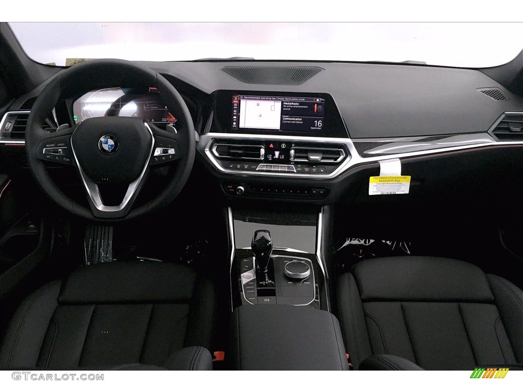 2021 3 Series 330i Sedan - Alpine White / Black photo #5