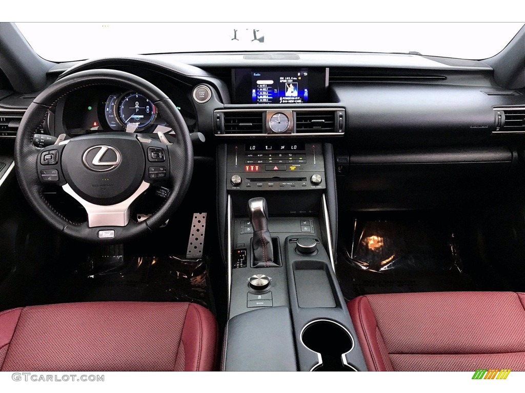 2019 Lexus IS 300 F Sport Rioja Red Dashboard Photo #139586454