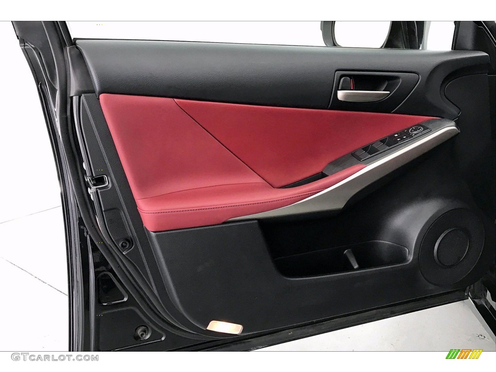 2019 Lexus IS 300 F Sport Rioja Red Door Panel Photo #139586478