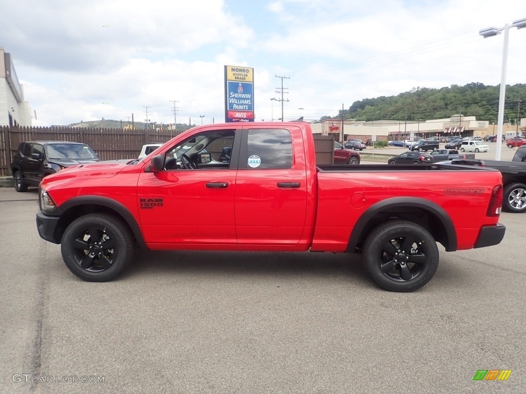 2020 1500 Classic Warlock Quad Cab 4x4 - Flame Red / Black photo #6