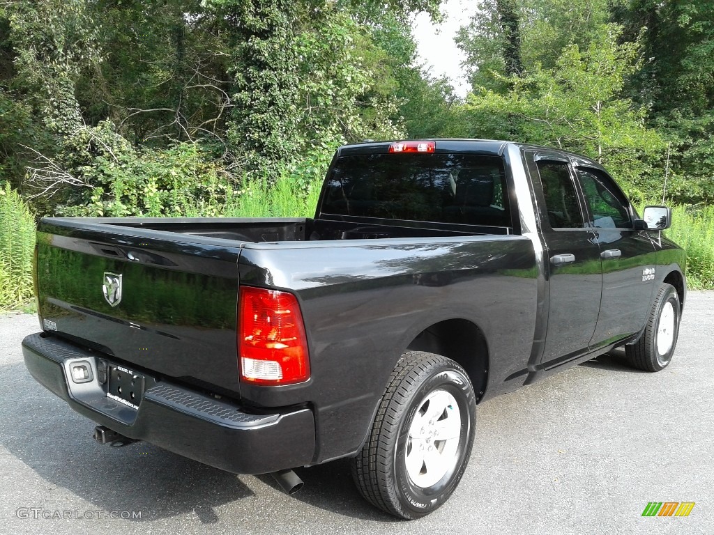 2017 1500 Express Quad Cab - Brilliant Black Crystal Pearl / Black/Diesel Gray photo #7