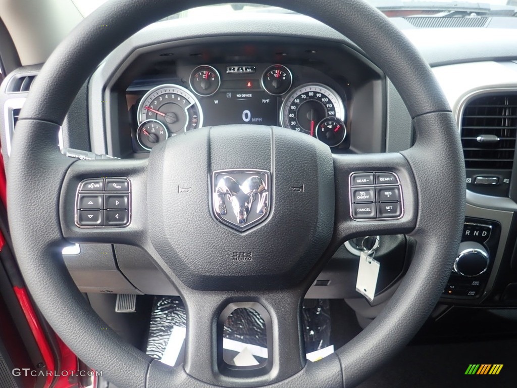 2020 Ram 1500 Classic Warlock Quad Cab 4x4 Black Steering Wheel Photo #139587473