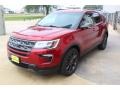 2018 Ruby Red Ford Explorer XLT  photo #4