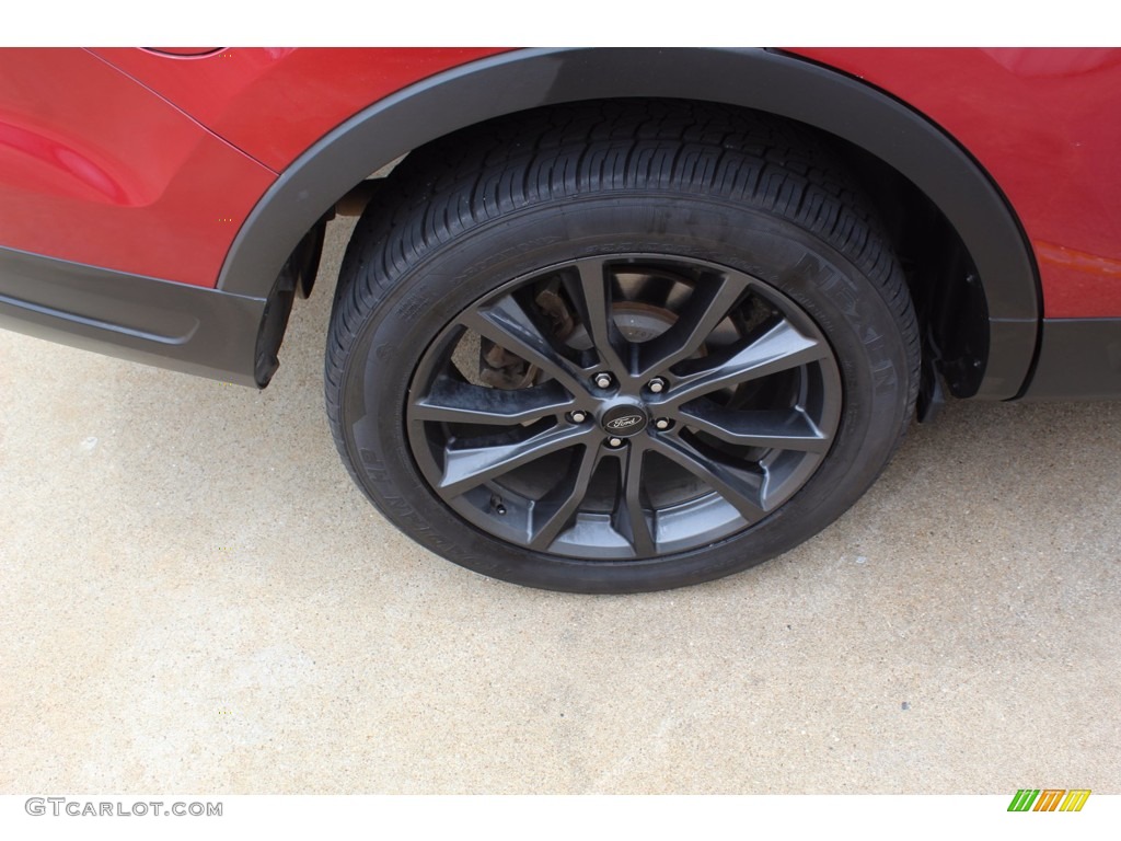 2018 Explorer XLT - Ruby Red / Ebony Black photo #11