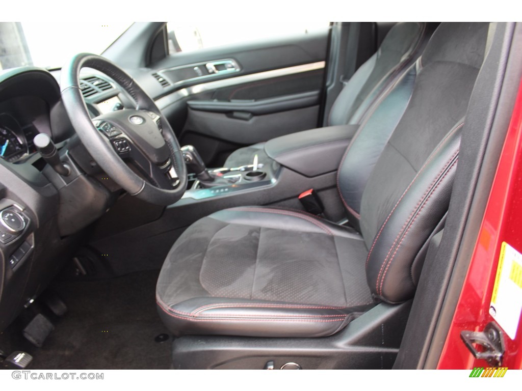 2018 Explorer XLT - Ruby Red / Ebony Black photo #15