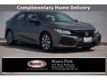 Sonic Gray Pearl 2019 Honda Civic LX Hatchback