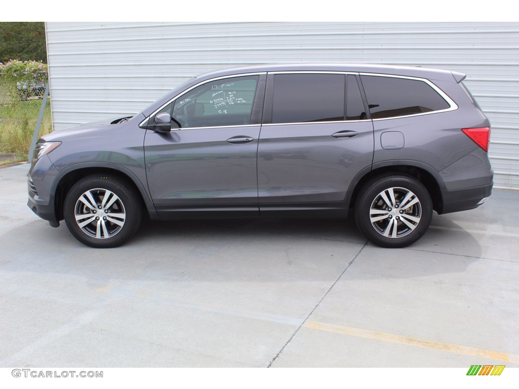 Modern Steel Metallic 2017 Honda Pilot EX-L Exterior Photo #139588814