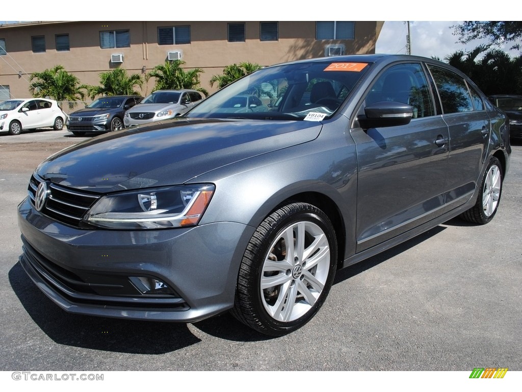 Platinum Gray Metallic 2017 Volkswagen Jetta SEL Exterior Photo #139589105