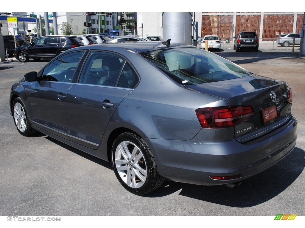 2017 Jetta SEL - Platinum Gray Metallic / Titan Black photo #6