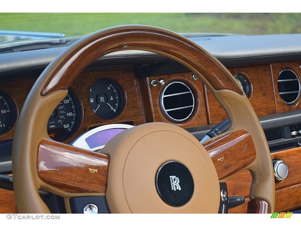 2010 Rolls-Royce Phantom Mansory Drophead Coupe Creme Light Steering Wheel Photo #139590155