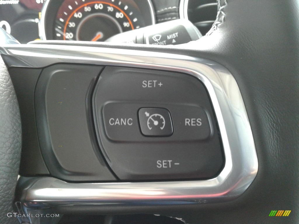 2021 Jeep Gladiator Overland 4x4 Black Steering Wheel Photo #139590755