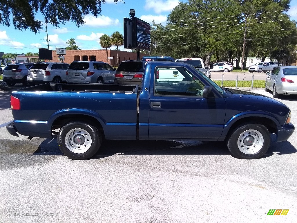Indigo Blue Metallic 2003 GMC Sonoma SL Regular Cab Exterior Photo #139591307