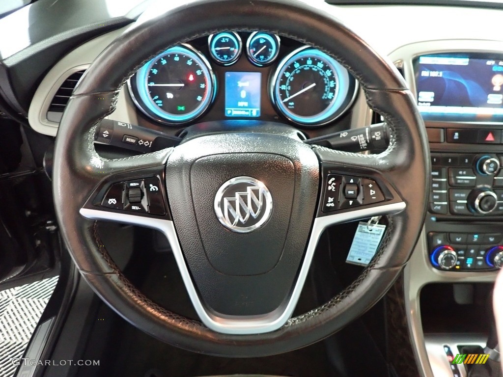 2016 Buick Verano Sport Touring Group Medium Titanium Steering Wheel Photo #139592669