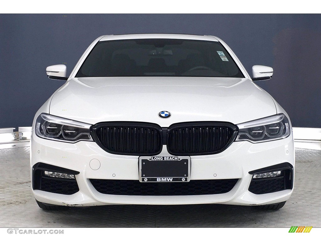 2017 5 Series 540i Sedan - Alpine White / Black photo #2