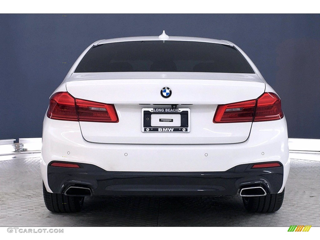 2017 5 Series 540i Sedan - Alpine White / Black photo #3