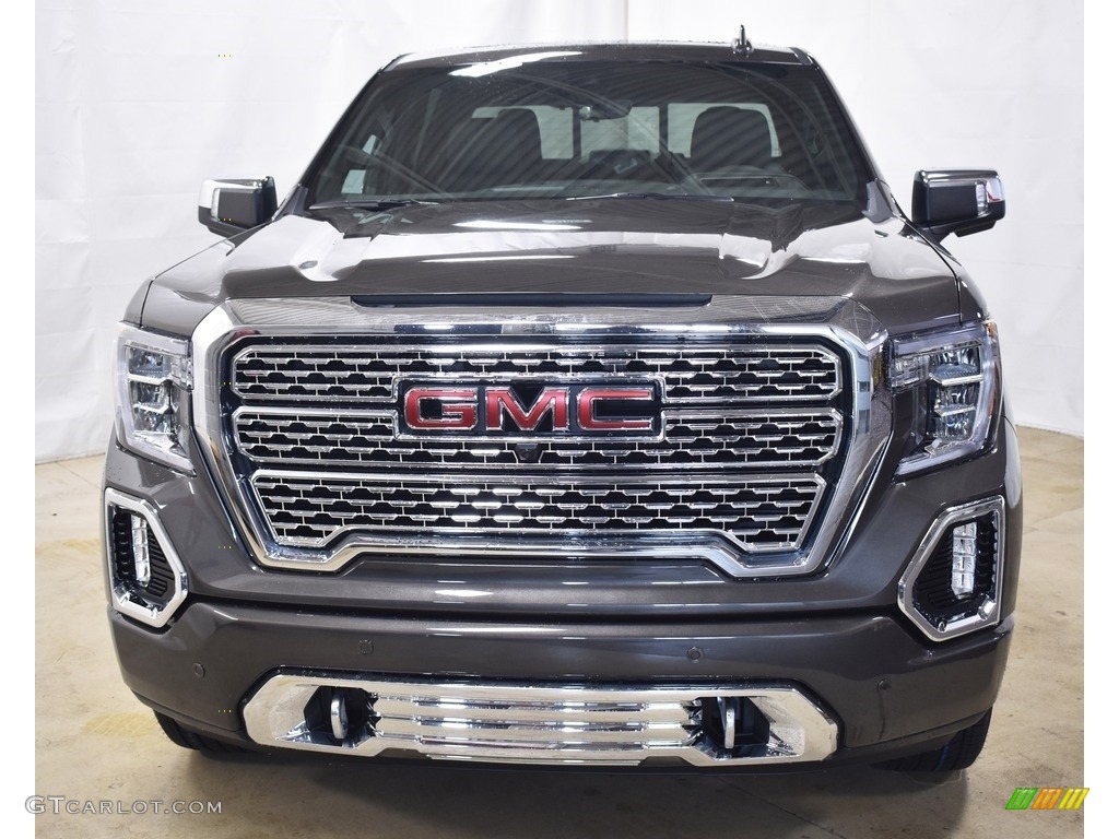 2020 Sierra 1500 Denali Crew Cab 4WD - Smokey Quartz Metallic / Dark Walnut/Dark Ash Gray photo #4