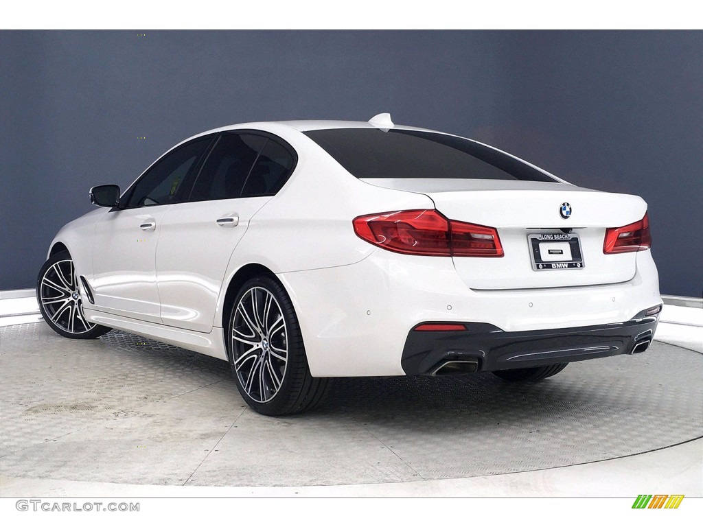 2017 5 Series 540i Sedan - Alpine White / Black photo #9